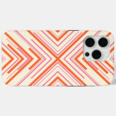 ピンク、オレンジ、クリームの矢印 Case-Mate iPhoneケース (裏面 (横))