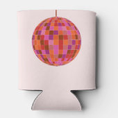 ピンク オレンジ グルービー ラスト ディスコ ハッチェルベット 缶クーラー (裏面)