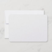 ピンク、オレンジ、メタリックフェイク金ゴールドありストライプがとう サンキューカード (裏面)