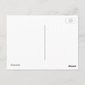 ピンク、オレンジ、メタリックフェイク金ゴールドストライプの感謝してい ポストカード (裏面)