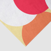 ピンク、オレンジ、黄色の水玉模様 薄葉紙 (詳細)