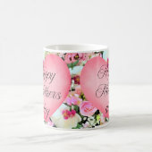 ピンク・オーキッド・マザーズの日 コーヒーマグカップ (中央)