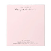 ピンク |カスタムスクリプト |メモ帳から ノートパッド (正面)