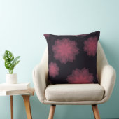 ピンク、カッコいいトレンディー、花のモダン抽象化 クッション (椅子)