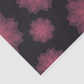 ピンク、カッコいいトレンディー、花のモダン抽象化 薄葉紙 (詳細)