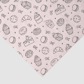 ピンク カップケーキ デザート ベーカリー 薄葉紙 (詳細)