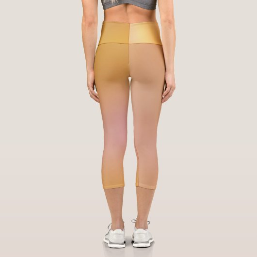 ピンク カプリレギンス (裏面)