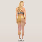 ピンク カプリレギンス (裏面)