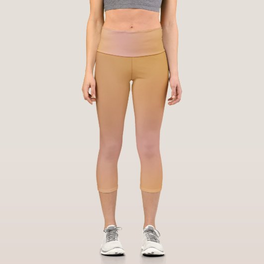 ピンク カプリレギンス (正面)