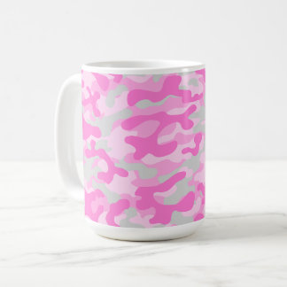 ピンク カモフラージュ コーヒーマグカップ