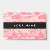 ピンク カモフラージュ, ミリタリー, アーミー バッジ (裏面)