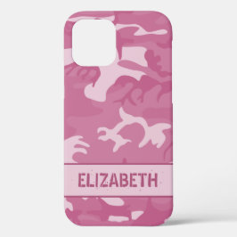 ピンク カモフラージュ モノグラム iPhone 12ケース