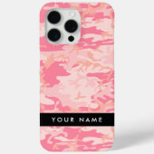 ピンク カモフラージュ 名前入り オリジナル Case-Mate iPhoneケース (裏面)