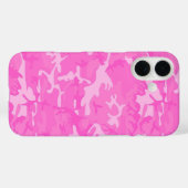 ピンク カモフラージュ Case-Mate iPhoneケース (裏面 (横))