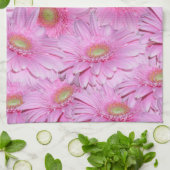 『ピンク・ガーベラスの交響曲』 キッチンタオル (折り畳み)