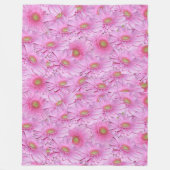 ピンク・ガーベラスの交響曲 フリースブランケット (正面)