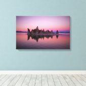 ピンク キャンバスプリント (インサイチュ (ウッドフロア))