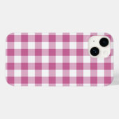 ピンク ギンガム Case-Mate iPhoneケース (裏面 (横))