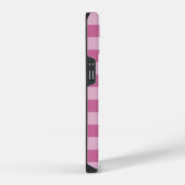 ピンク ギンガム iPhoneケース (右側面)