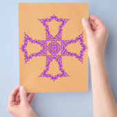 ピンク・クリスチャン・クロス チラシ (手)