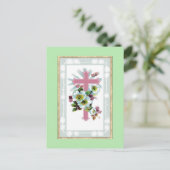 ピンク・クリスチャン・クロス ポストカード (スタンド正面)