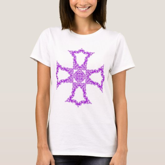 ピンク・クリスチャン・クロス Tシャツ (正面)