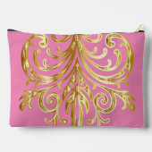 ピンク、クリスマスプレゼント、権威® アクセサリーポーチ (裏面)