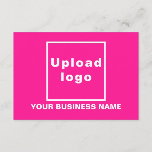 ピンク | クリスマス | ビジネス | 小さいフラットな挨拶 カード (裏面)