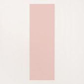 ピンク、クリーム、ソフトグリーンのロマンチックなロータス ヨガマット (裏面)