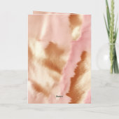 ピンク クリーム タン Southwesternカウガールカウハイド カード (裏面)