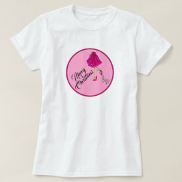 ピンク グラム クリスマス Tシャツ