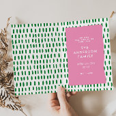 ピンク&グリーンで最も素晴モダンらしい時間だ シーズンカード