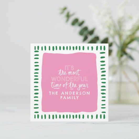 ピンク&グリーンで最も素晴モダンらしい時間だ シーズンカード (スタンド正面)