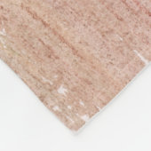 ピンク・グリーン・ストライプの抽象芸術絵画の芸術 フリースブランケット (角)