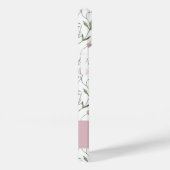 ピンク グリーン 水彩 野の花 名前 Case-Mate iPhoneケース (裏面 / 右)