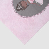 ピンク&グレーオートクチュールダークバレリーナバースデーパーティー 薄葉紙 (詳細)