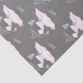 ピンク&グレーオートクチュールバレリーナバースデーパーティー 薄葉紙 (詳細)