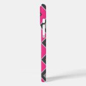 ピンク&グレーシェブロンデザインiPhoneケース Case-Mate iPhoneケース (裏面 / 左)