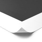 ピンク&グレーライフはショートデザートファースト食べポスター ポスター (角)