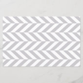 ピンク&グレー象の赤ちゃんシャワー – ABCのゲーム (裏面)