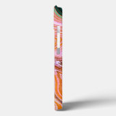 ピンク、グレー、オレンジの大理石 Case-Mate iPhoneケース (裏面 / 左)