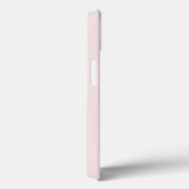 ピンク グレー シルバー フラワーモノグラムイニシャル Case-Mate iPhoneケース (裏面 / 右)