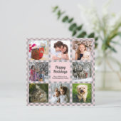 ピンク グレー バッファロー プライド フォト コラージュ クリスマス (スタンド正面)