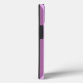 ピンク グレー 縦 ストライプ オリジナル Case-Mate iPhoneケース (裏面 / 右)