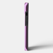 ピンク グレー 縦 ストライプ オリジナル Case-Mate iPhoneケース (裏面 / 左)