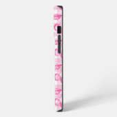 ピンク コケット チェリー 美意識 iPhoneケース (左側面)