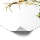 ピンク・コスモス花アートプリントポスター ポスター (角)