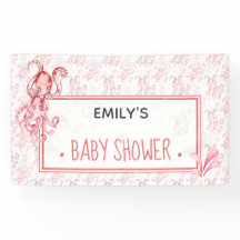 ピンク&コーラルシーライフタコ赤ちゃんシャワー |少女