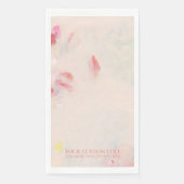 ピンク&コーラル抽象芸術ア絵画ートのカスタム文字 (正面)