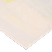 ピンク&コーラル抽象芸術ア絵画ートのカスタム文字 テーブルクロス (アングル)